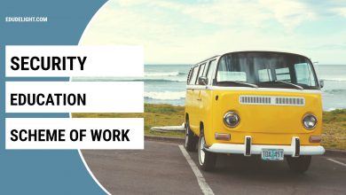 Security Education scheme of work